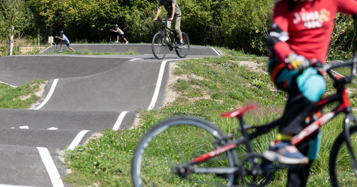 Biesheim. A primeira pista de bombeamento da região de Colmar tem um toque especial.