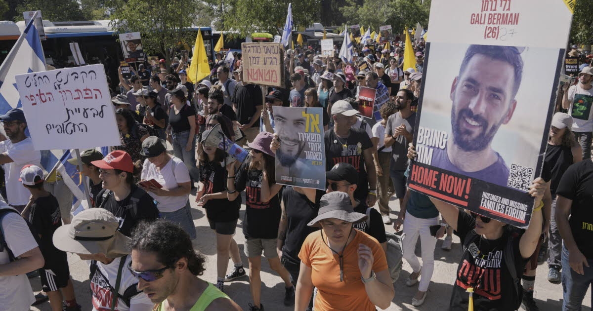 Oriente Médio: "Acabem com a guerra": Protestos em Israel exigem a libertação de reféns em Gaza
