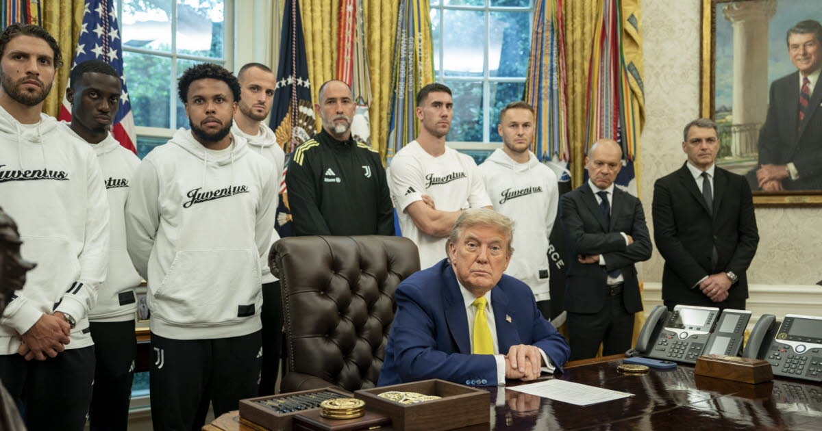 Football: Juventus players invited to the White House and terribly embarrassed by Donald Trump