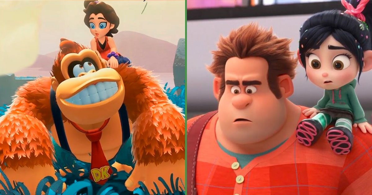 Donkey Kong le pidió la tarea a “Ralph el Demoledor” y pensó que nadie se daría cuenta