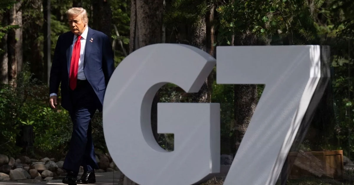 Donald Trump abandona el G7 al enterarse de que la “G” no era por “Gringos”