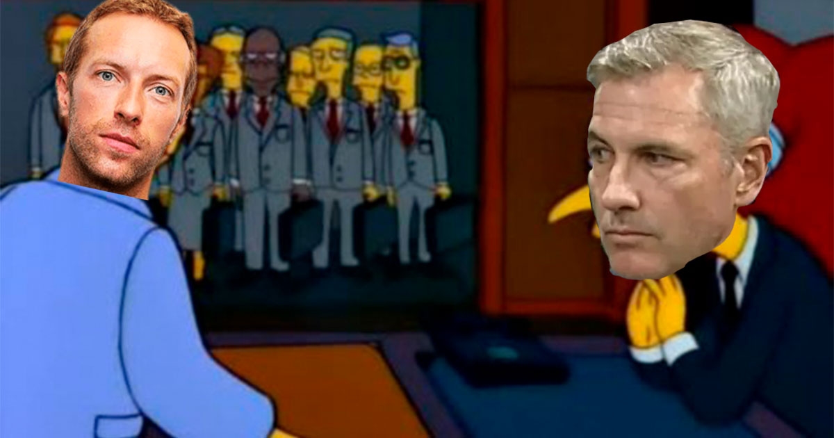 O departamento jurídico do El Deforma explica se o CEO infiel pode processar o Coldplay.