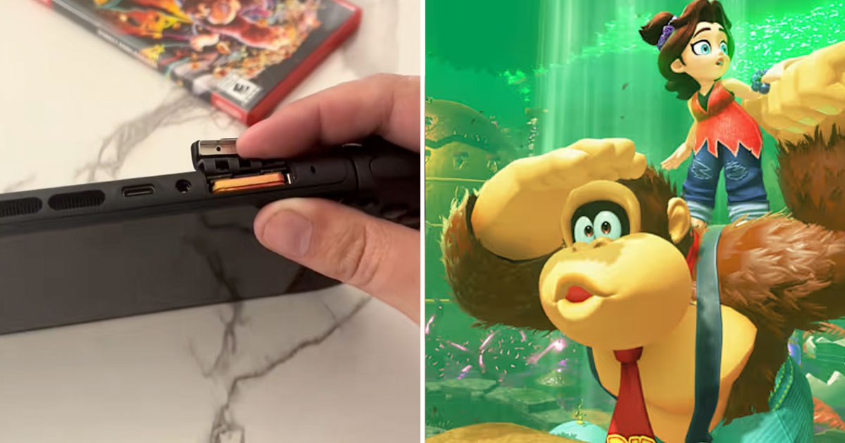 A genius: he wanted to paint his Donkey Kong cartridge and ended up grinding his Switch 2
