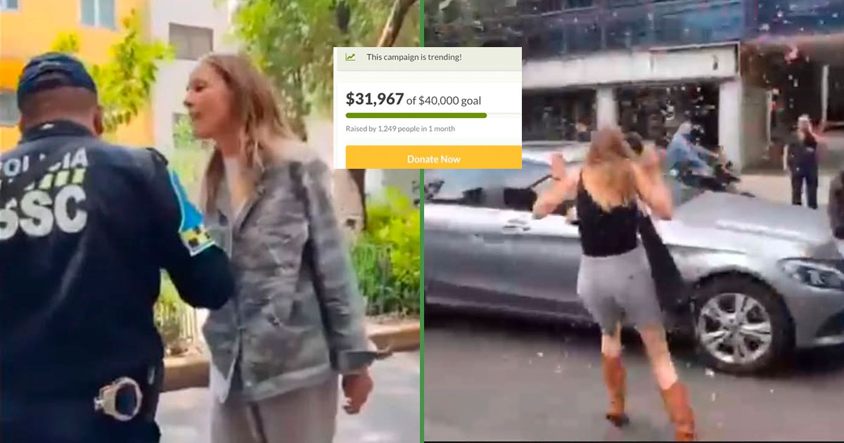 %10 almak için... Lady R4c1st4'ün 100.000 pesosu tutarındaki para cezasını ödemesine yardımcı olmak için GoFundMe açıldı