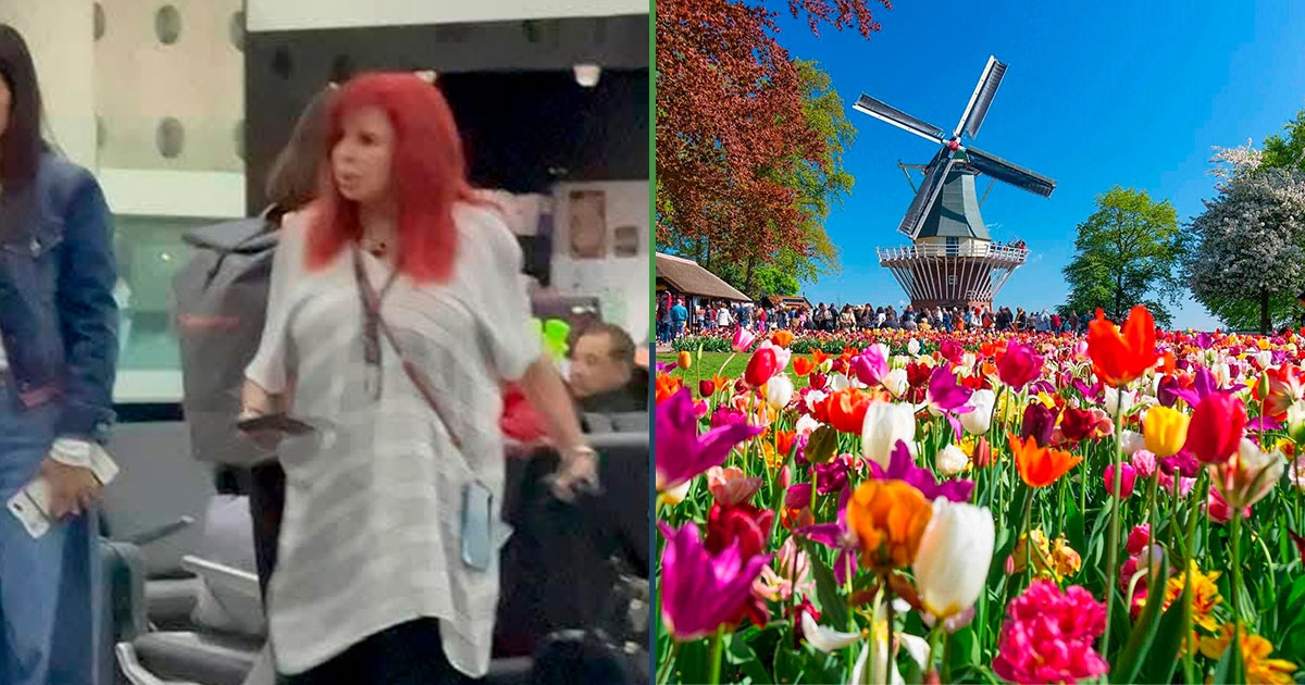 Layda Sansores chiarisce di essere andata ad Amsterdam per portare i tulipani a Campeche.