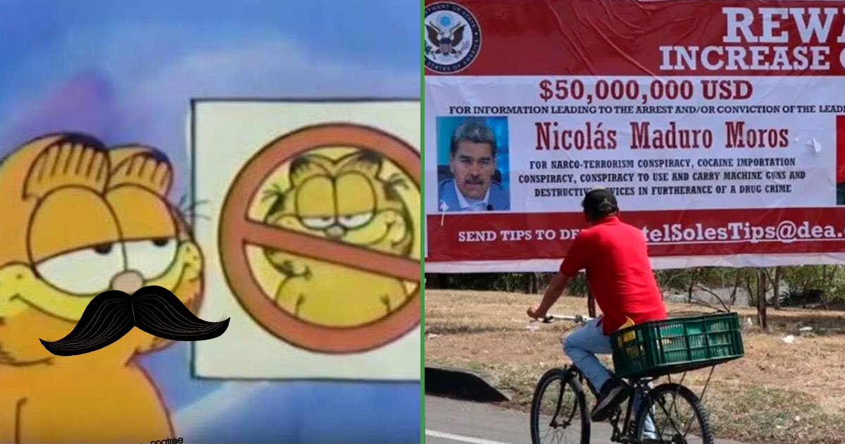 Like in the Wild West: a fence with a bounty on Maduro's head is erected.
