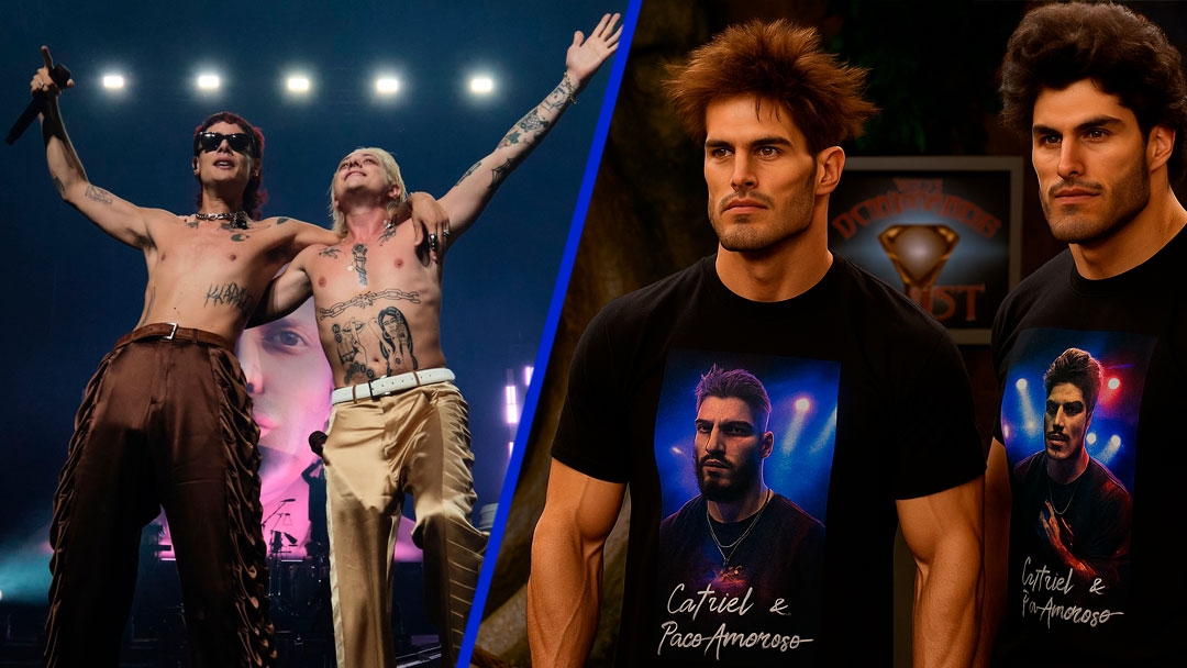 Ca7riel e Paco Amoroso no Palácio de los Deportes ou como Drake e Josh se sentiram no Demonizer