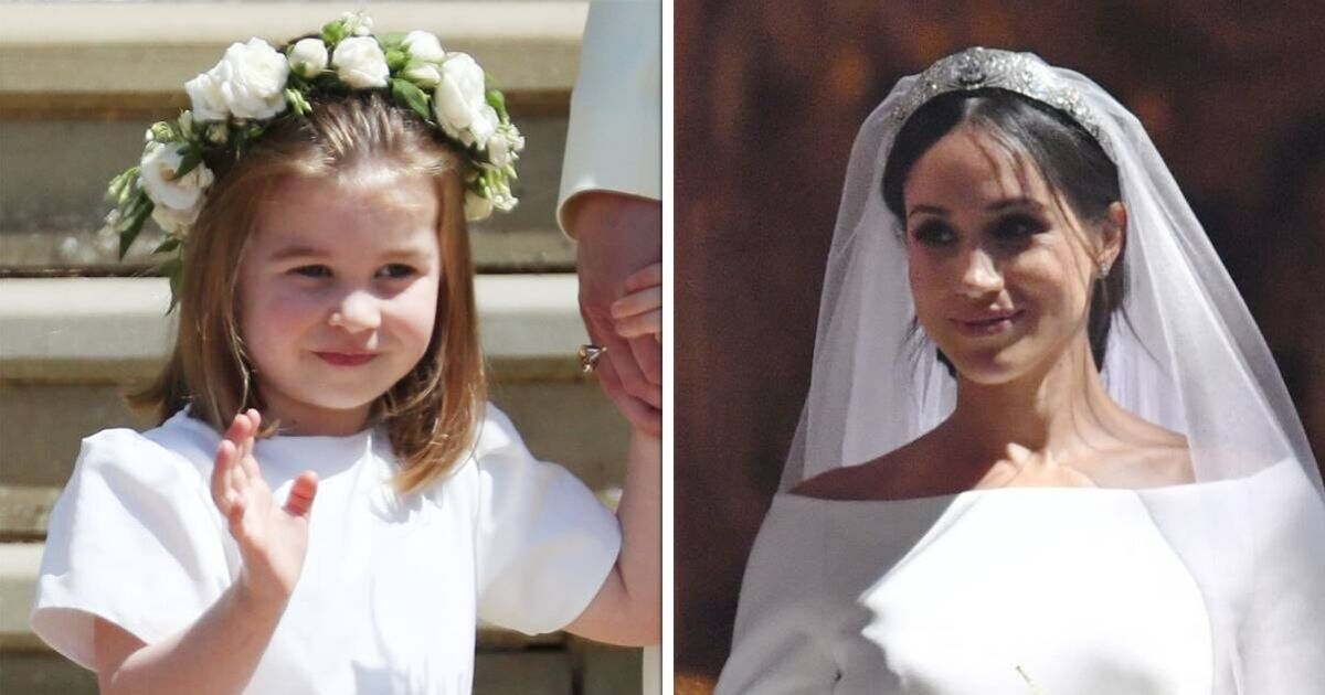 La reazione di Meghan Markle alla principessa Charlotte al matrimonio dopo la lite con le damigelle diventata virale