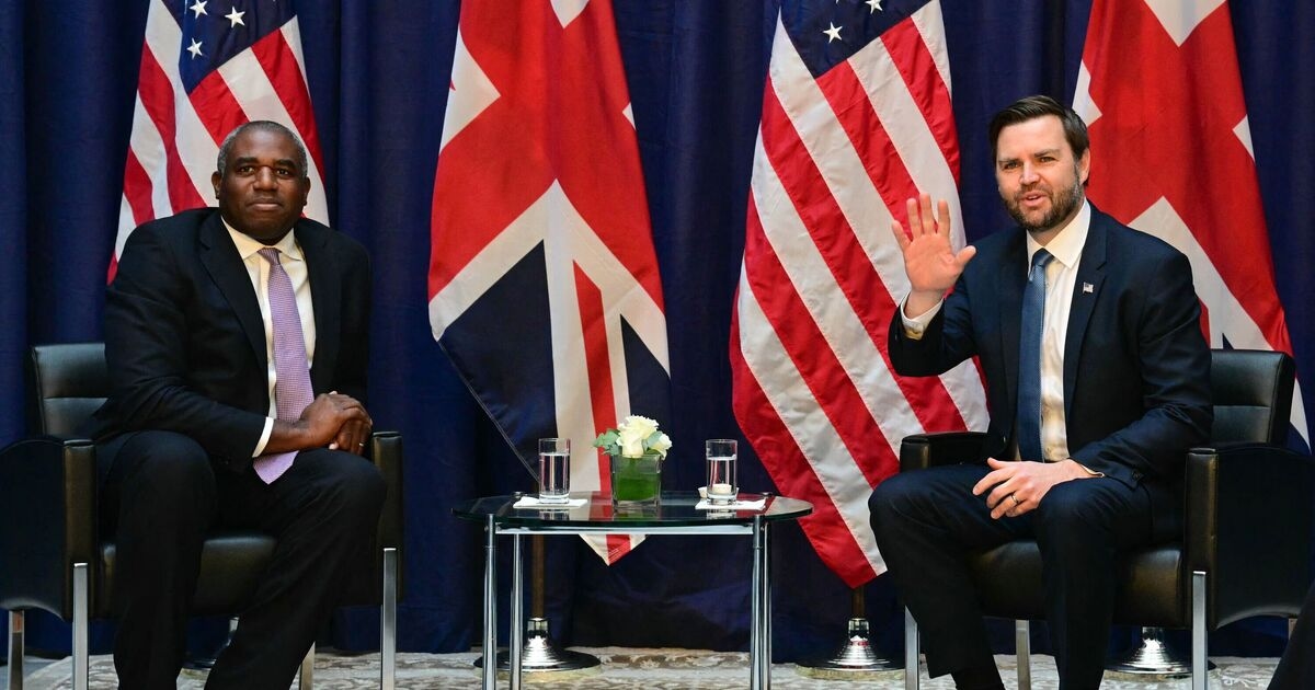David Lammy recevant JD Vance pourrait être l'amitié diplomatique la plus improbable de l'histoire