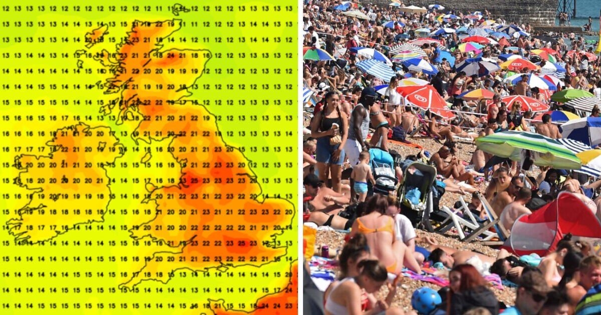 Le mappe del caldo mostrano una "mini-ondata di calore" di 25 °C che colpisce Inghilterra e Scozia: controlla la tua zona