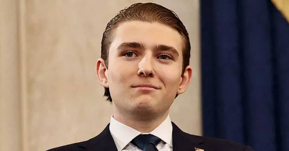 Donald Trump gave bizarre reason for son Barron's massive height :'He only ate HER food'