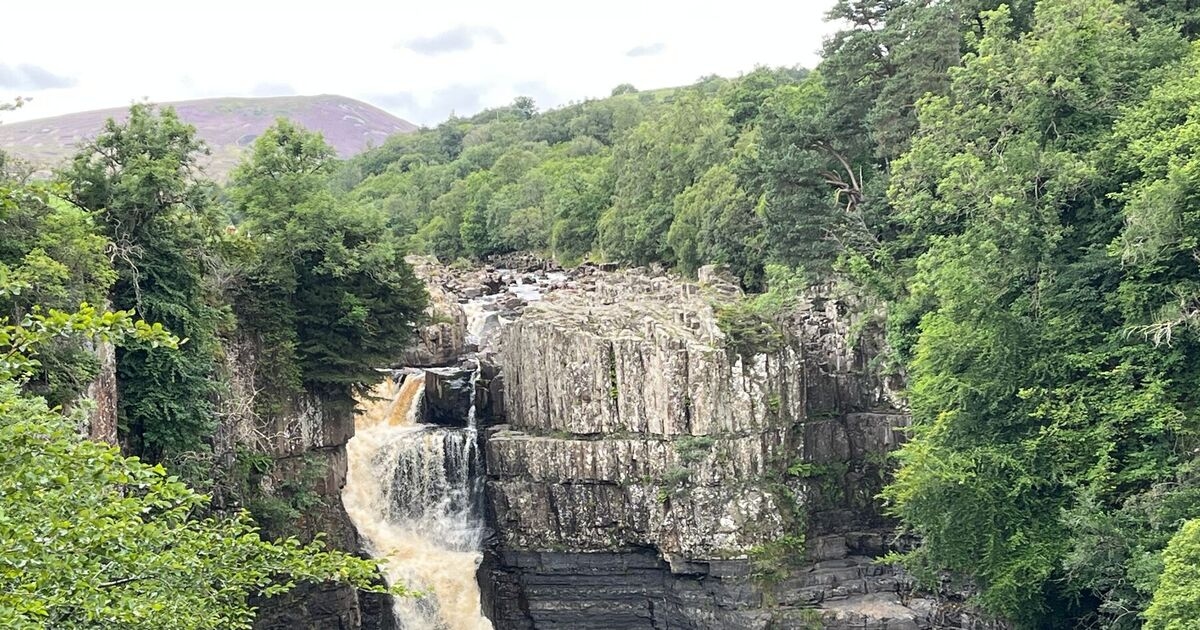 I stayed in a beautiful UK village near a magnificent waterfall – can't wait to go back