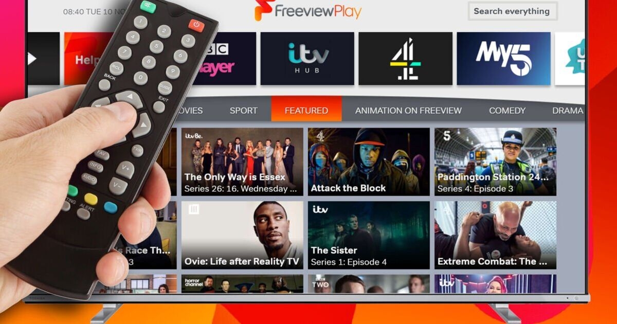 Your Freeview TV gets a big channel shake-up tomorrow and here's what new