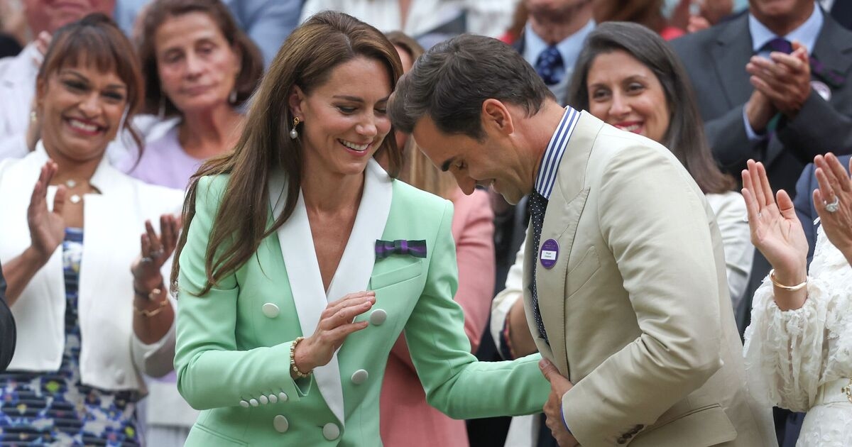 Princess Kate broke Royal protocol in Roger Federer encounter and told him to 'sit down'