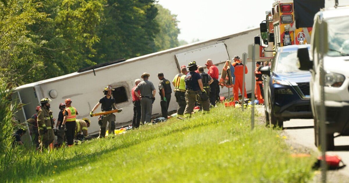 Niagara Falls: Five dead after horror bus crash as passengers thrown out of windows