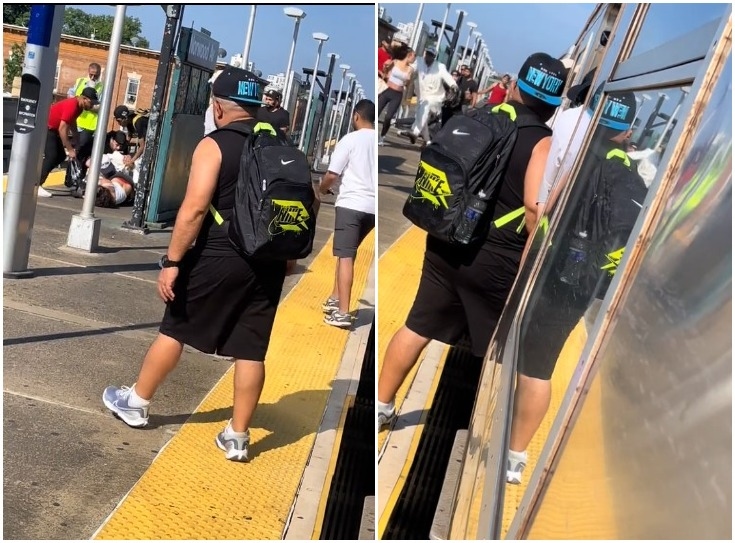 Hij viel een vrouw aan op klaarlichte dag op een station in New York. Getuigen snelden te hulp [VIDEO]