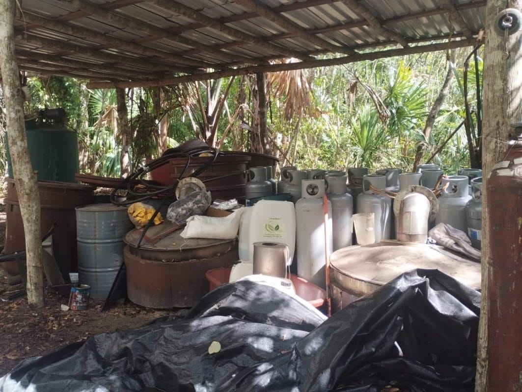 Quintana Roo: Laboratório clandestino de drogas sintéticas encontrado no sul
