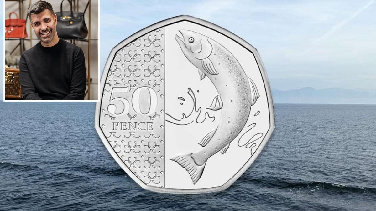 Temos duas moedas de 50p de salmão - elas valem £ 150 e devem aumentar de valor? DAN HATFIELD responde