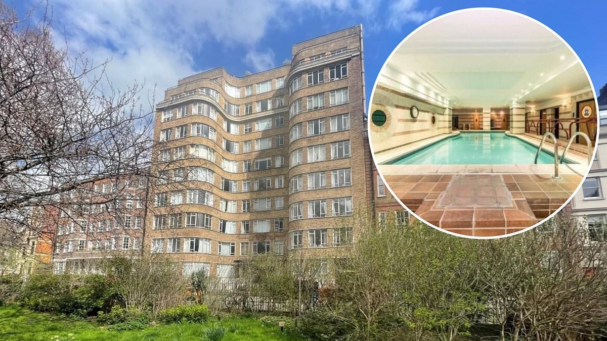 Flat in iconic Poirot building up for sale for £190k - but it's not exactly spacious