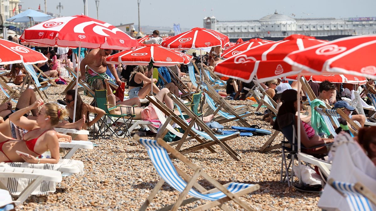 Scientists blame climate change for Britain's record-breaking summer: Balmy weather was made 70 TIMES more likely by global warming