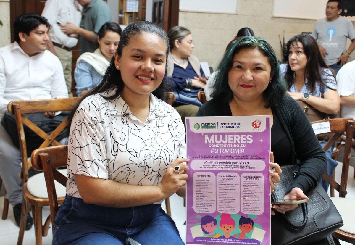 Training courses for women with affordable fees in Mérida: what are they and how to register?