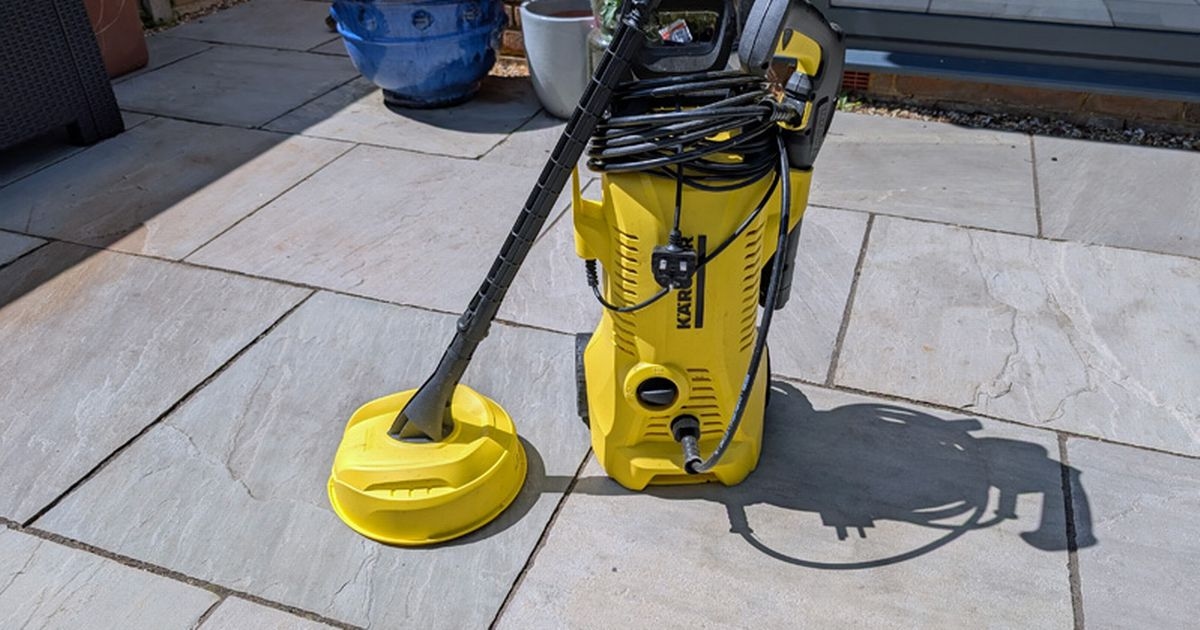 Probé esta hidrolavadora Karcher con descuento y mi patio nunca lució tan bien