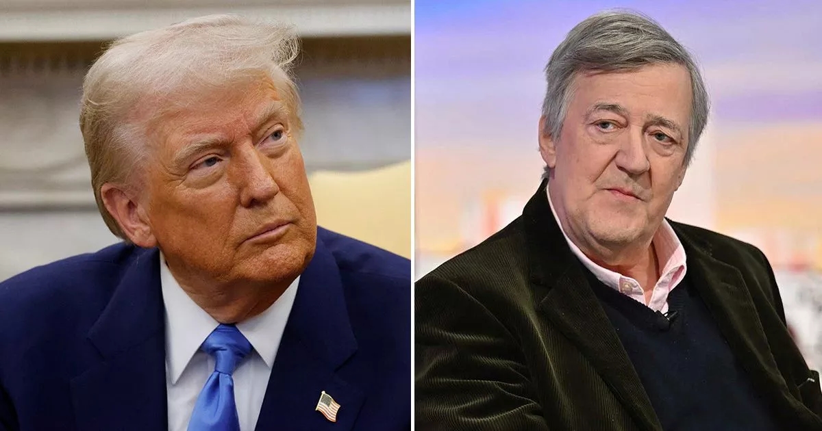 La BBC di Stephen Fry agghiacciante previsione di Trump per intero e l'avvertimento di "ombra oscura"