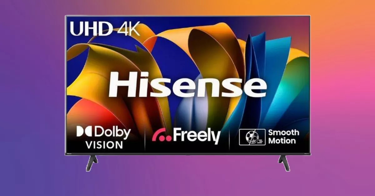 Compre uma Smart TV Hisense 4K de 43 polegadas por um preço muito mais barato, já que a Amazon cortou £ 200