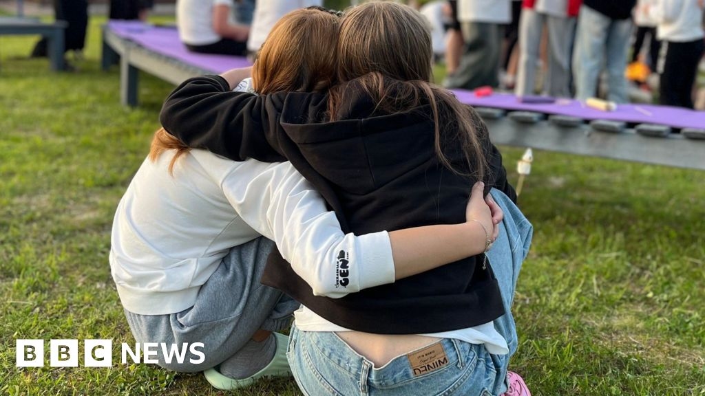 Their loved ones are missing at war. So these Ukrainian children spend summer together