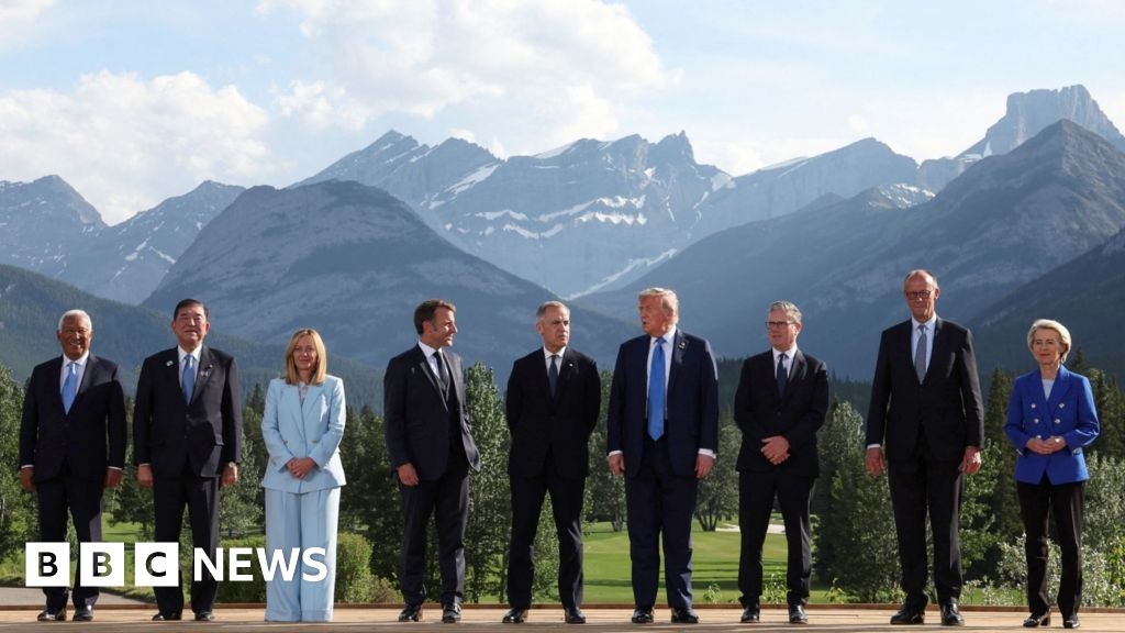 Assista: Um acordo comercial, uma foto de família e o Oriente Médio - O curto G7 de Trump