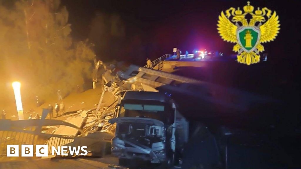 Minstens zeven doden na instorting Russische brug op trein