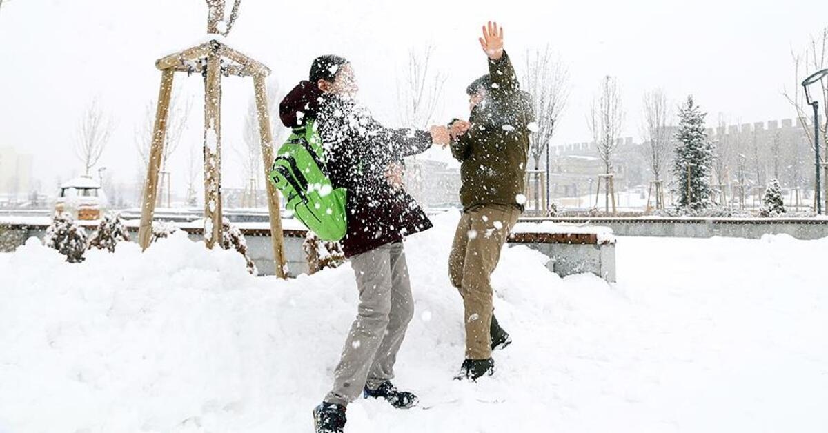 ¡La nieve es un obstáculo para la educación!