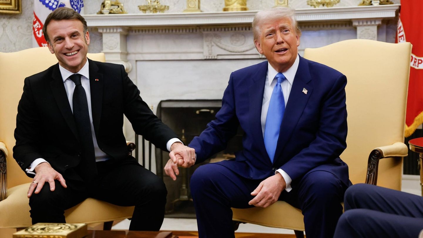 Washington'daki toplantı: Emmanuel Macron, Donald Trump'a kur yapıyor - ve onunla çelişiyor | Sermaye+