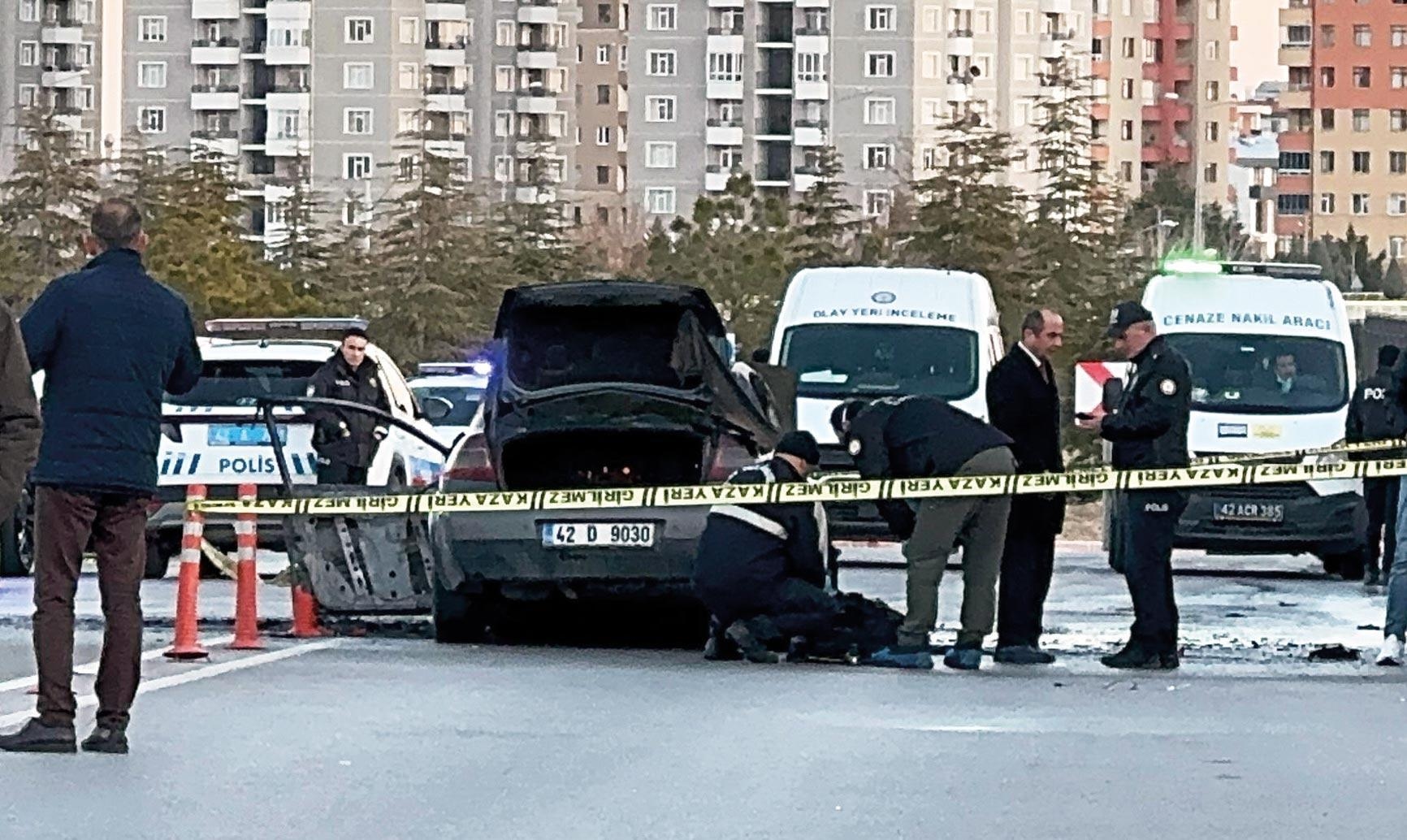 Baby sterft in exploderende auto