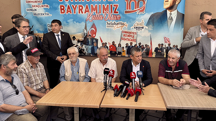 CHP-Vorsitzender Özgür Özel in Kırşehir... „Sie werden für denjenigen stimmen, der gute Dienste leistet“