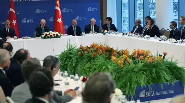 President Erdogan ontmoette vertegenwoordigers van Amerikaanse denktanks
