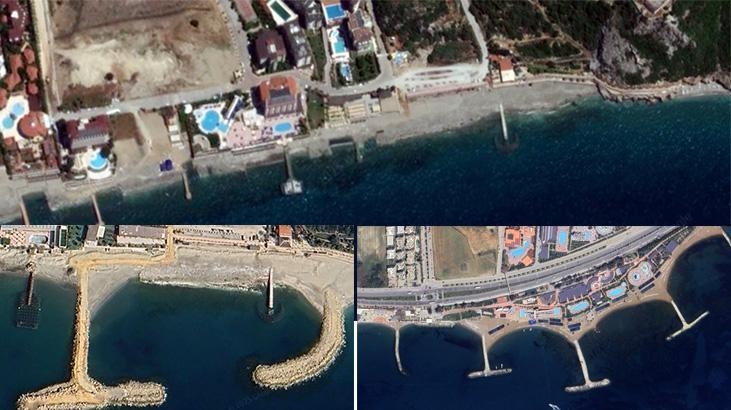 Localisation : Antalya ! Des photos satellites le prouvent : ceux qui font ces choses coupent la branche sur laquelle ils sont assis