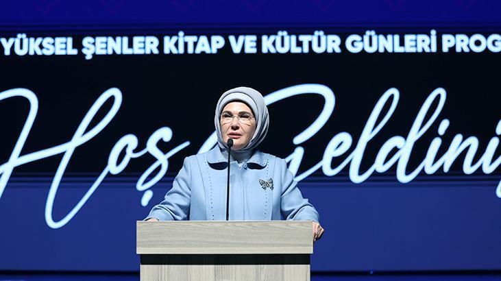 Emine Erdoğan, 2. Şule Yüksel Şenler Kitap ve Kültür Günleri Programı'nda konuştu