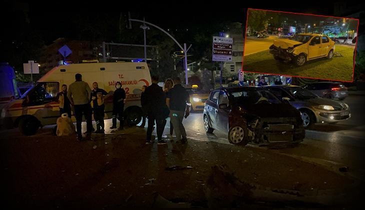Terrible accident à Bursa ! Une voiture percute un taxi : 7 blessés