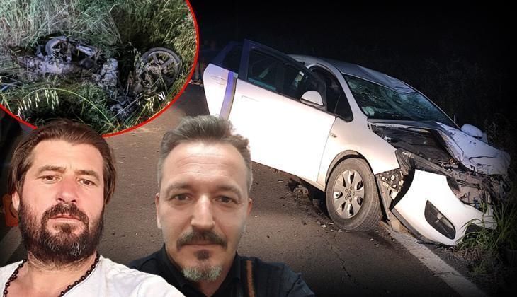 Ужасная авария в Эдирне! Столкнулись автомобиль и мотоцикл: 2 погибших
