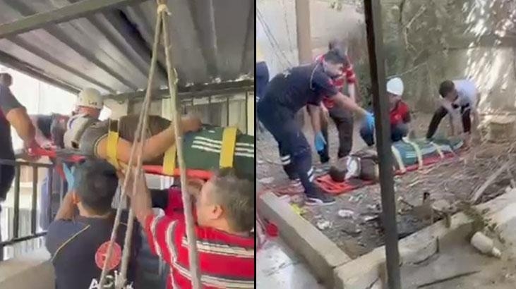 Nieszczęśnik, który dostał ataku padaczki, spadł z czwartego piętra na ziemię.