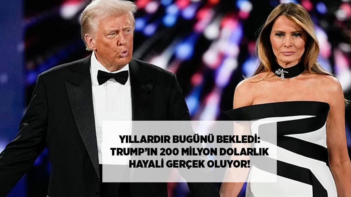 CZEKAŁ NA DZIŚ LATAMI: MARZENIE TRUMPA O WARTOŚCI 200 MILIONÓW DOLARÓW SIĘ SPEŁNIA!