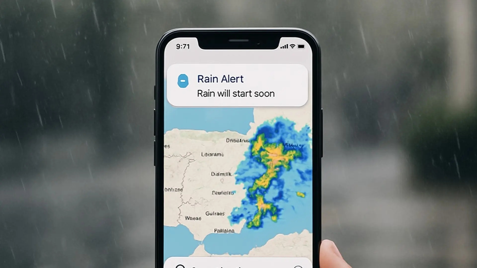 Er is een nieuwe DANA: de app die u in realtime en met grote nauwkeurigheid op de hoogte stelt van regen.