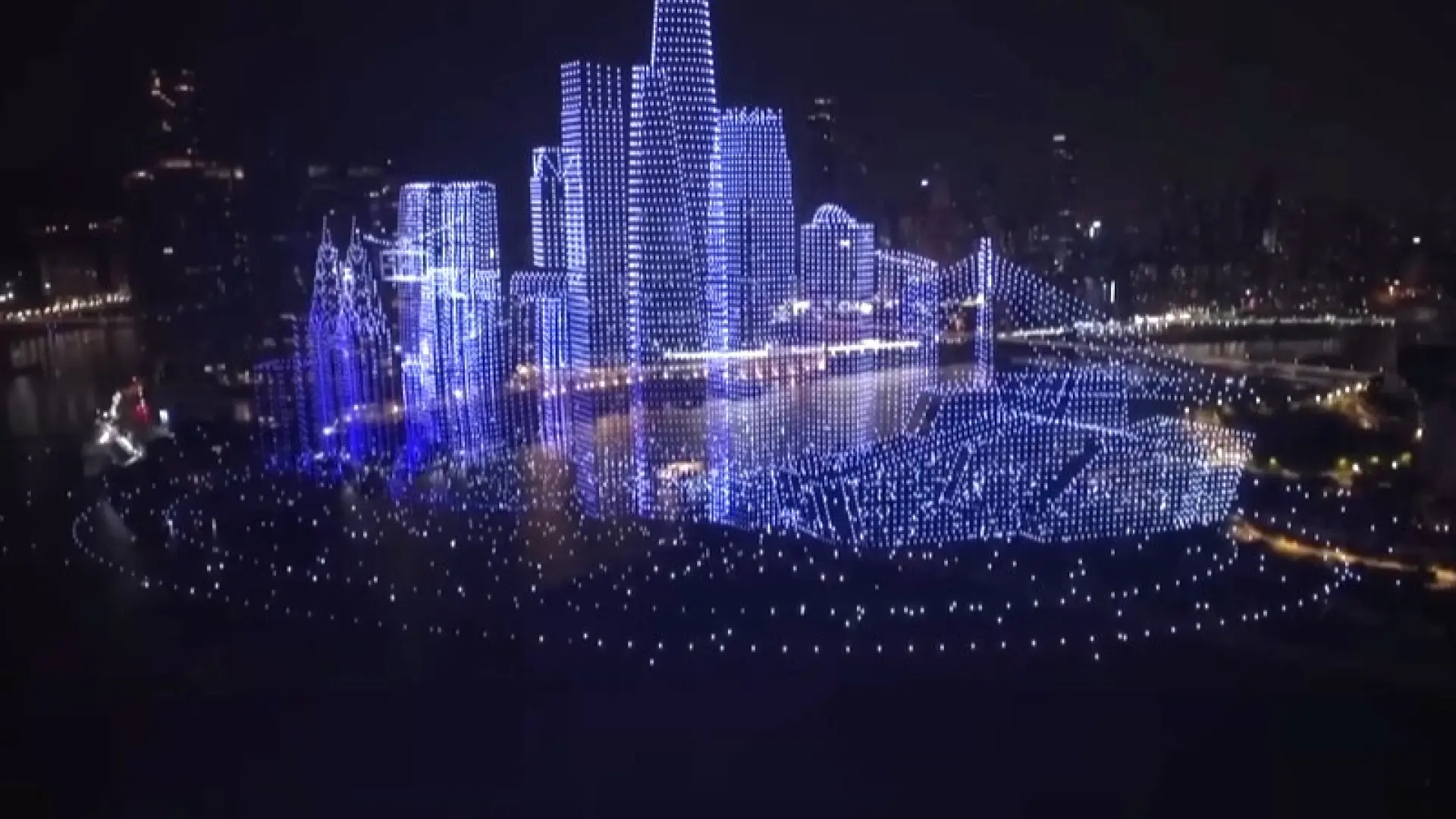China deslumbra o mundo: 11.787 drones sincronizados passam por aqui e quebram recorde mundial do Guinness