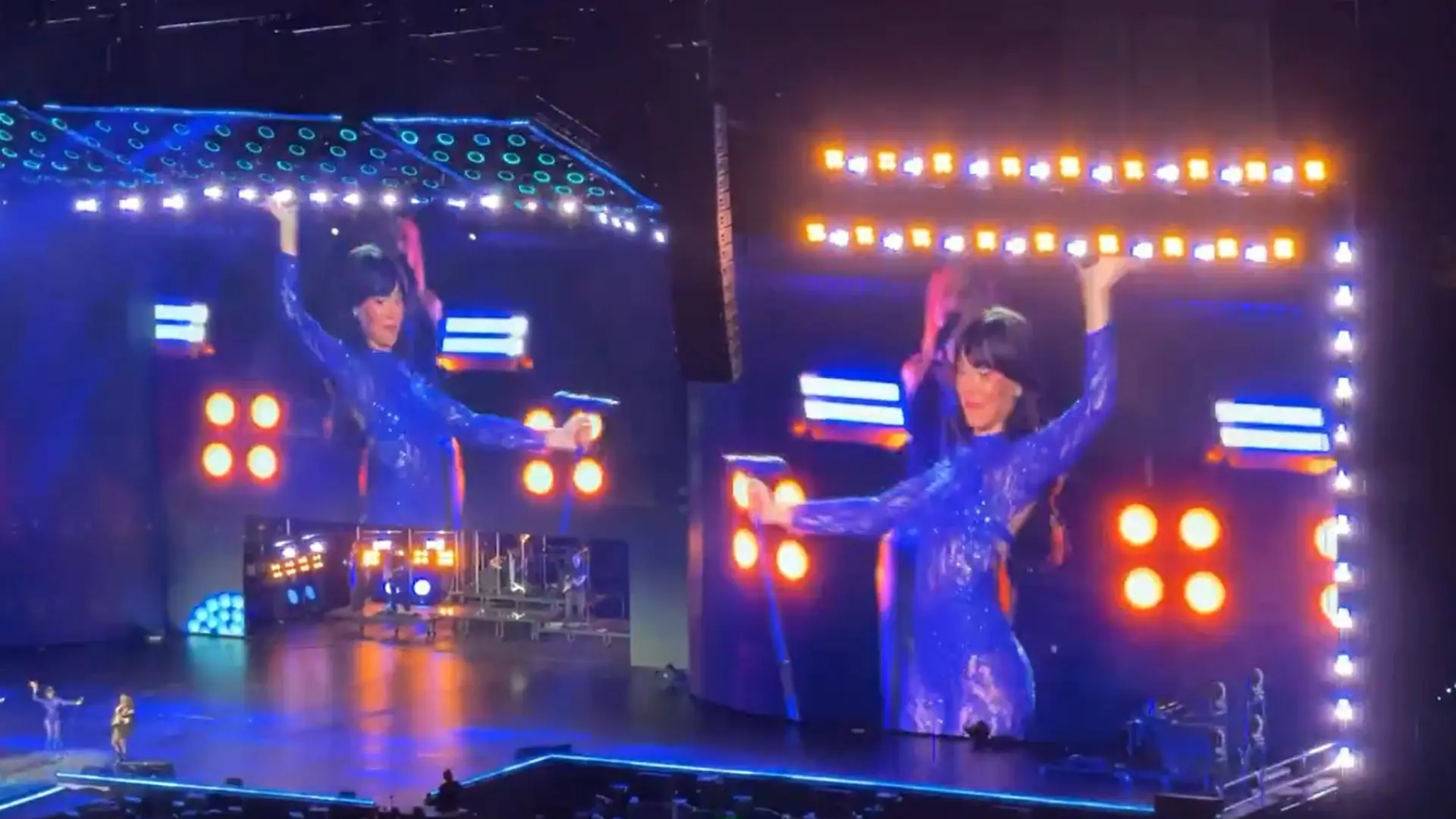 Aitana's dig at Sebastián Yatra at his concert in Madrid... and her words of love for Plex