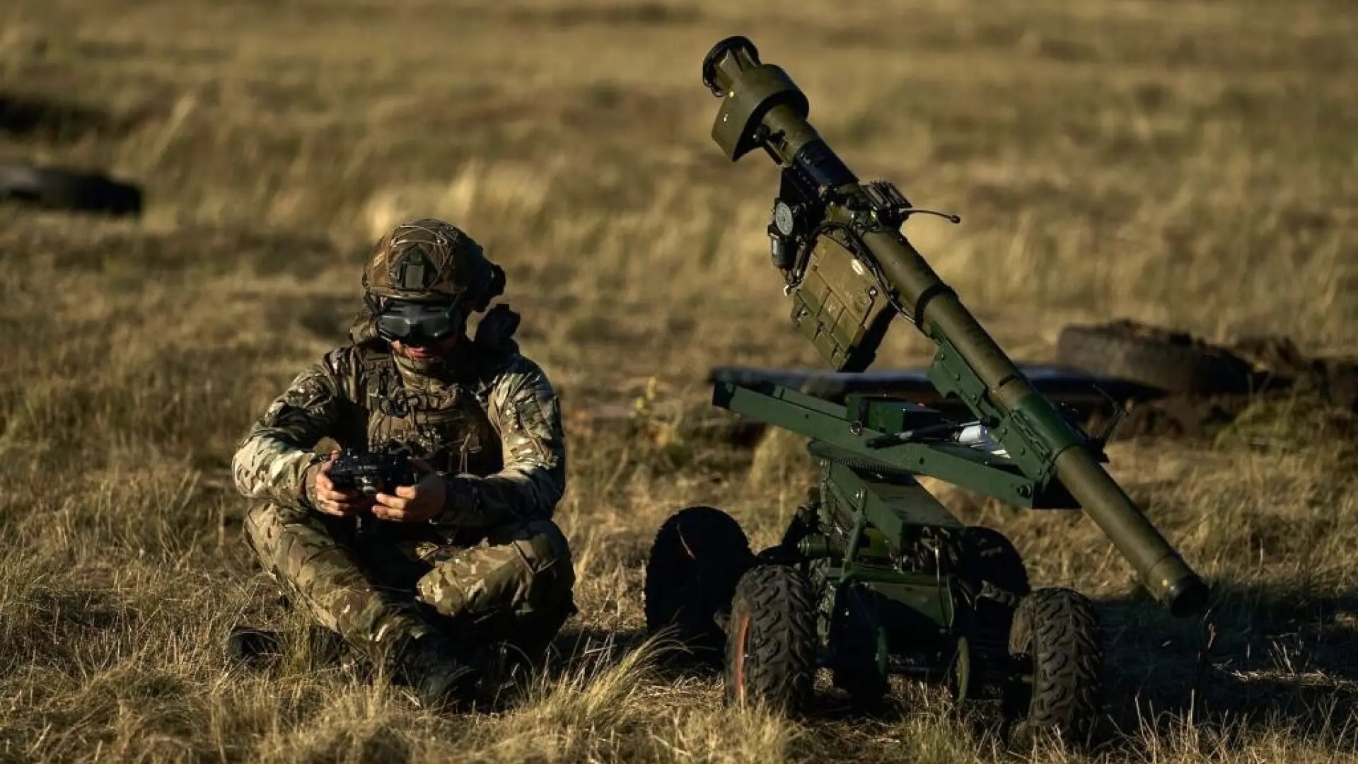 Así es el robot lanzamisiles que Ucrania ha creado para cazar y derribar los drones de Rusia