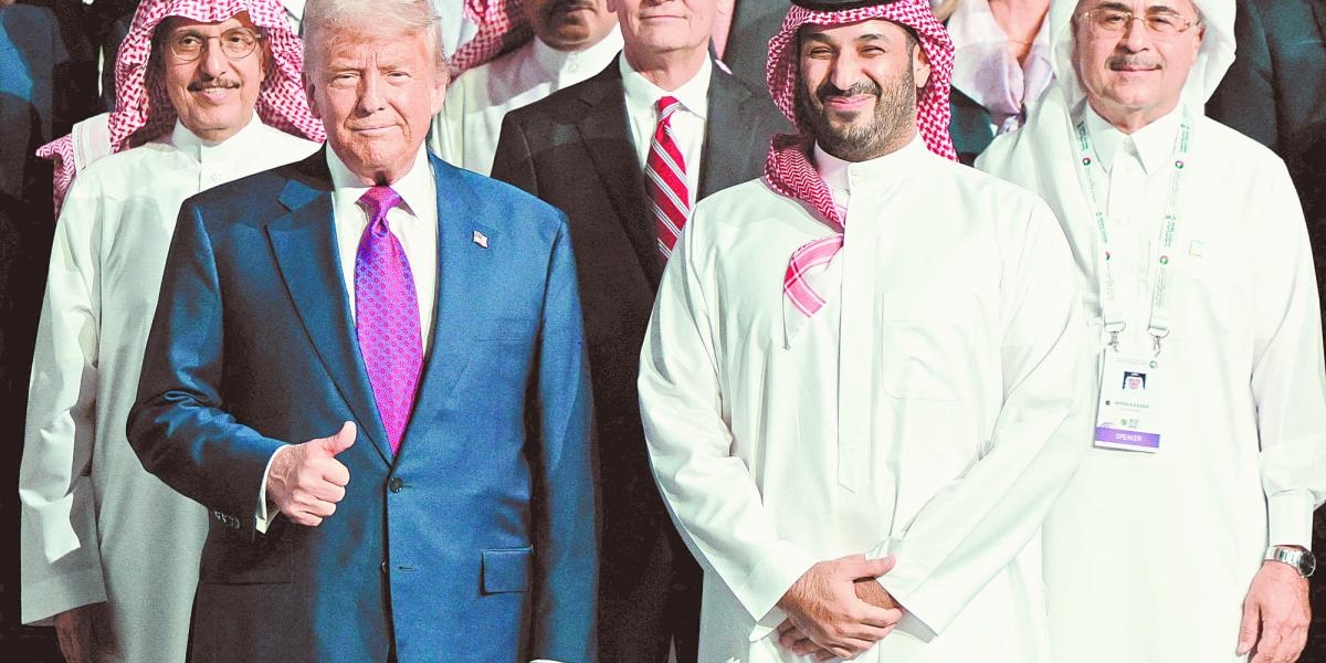 Trump visita Riad in modalità business