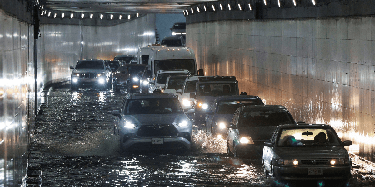 Flood-prone areas of the Valley of Mexico mapped