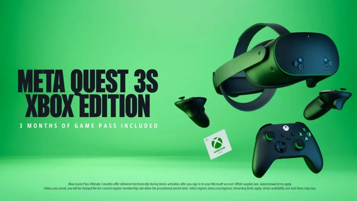 Xbox et Meta lancent un casque de réalité mixte avec Game Pass : voici l'édition limitée Quest 3S