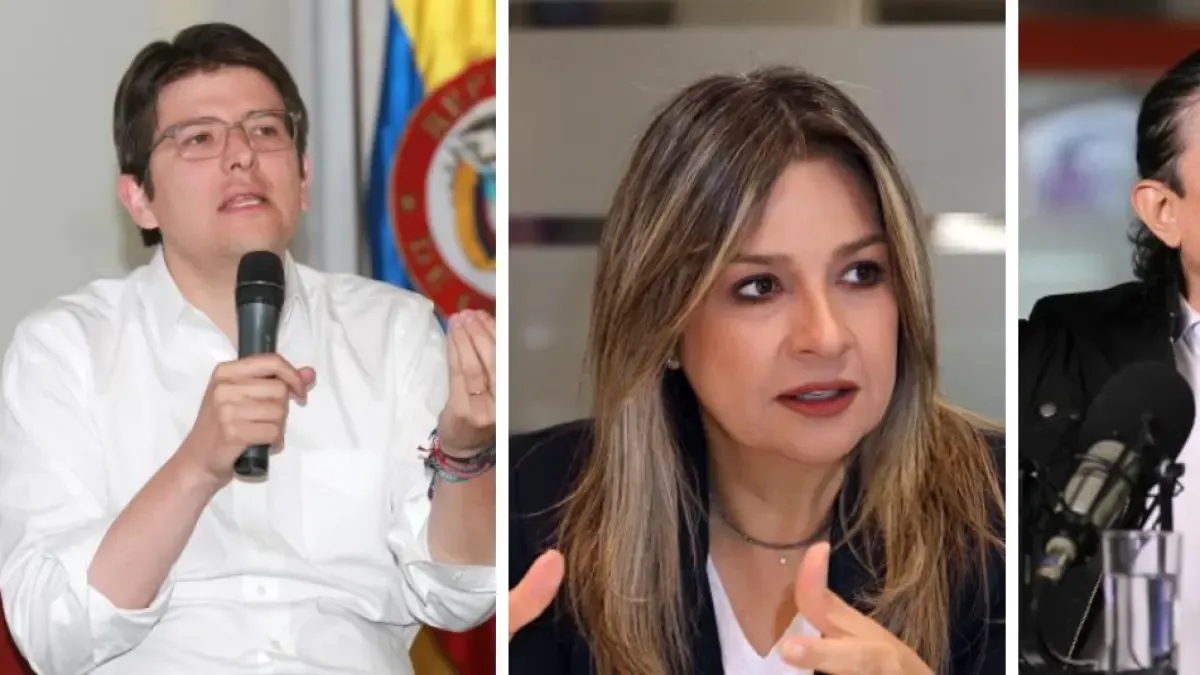 Miguel Uribe, Vicky Dávila en Gustavo Bolívar leiden de stemintenties in de Guarumo-peiling van juli.